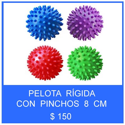 pelota rigida con pinchos 8 cm