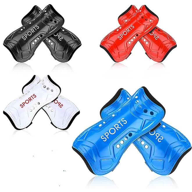 canillera futbol niño roja