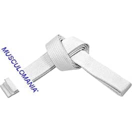 Cintur&oacute;n Karate Taekwondo Judo blanco en Uruguay - Musculomania