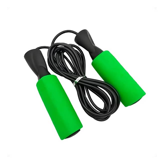 Cuerda saltar con rulemanes 2.20 mt verde