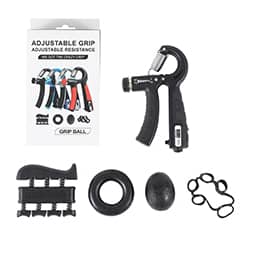 Set ejercitador fortalecedor mano hand grip en Uruguay - Musculomania