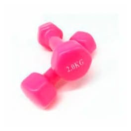 Mancuerna forrada en goma 2 kg en Uruguay - Musculomania