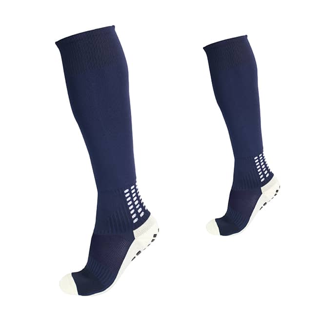 Media antideslizante larga azul