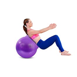 Pelota pilates en forma mani
