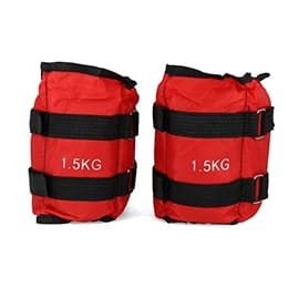 Tobillera pesas 1.5 kg roja en Uruguay - Musculomania