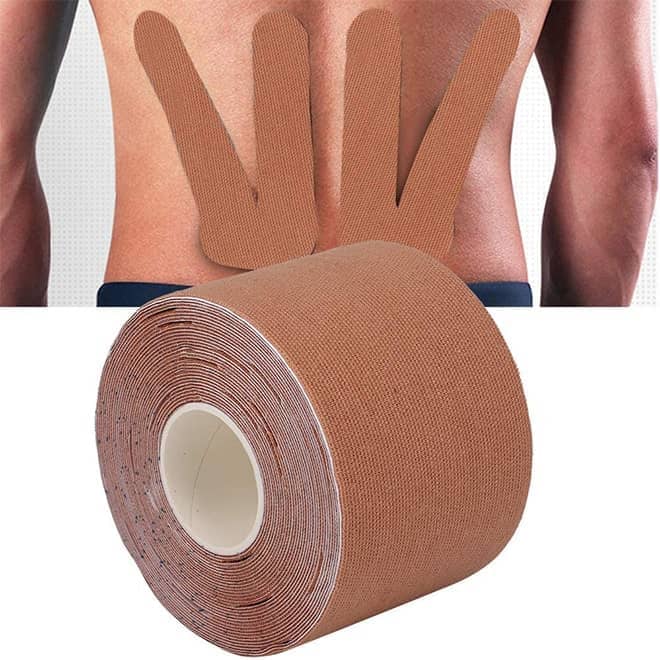 Cinta venda kinesiol&oacute;gica piel